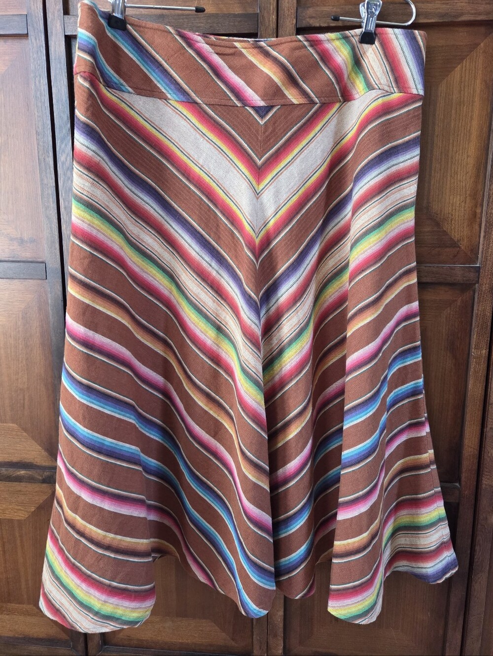 Ralph Lauren Serape Chevron Stripe Skirt 16